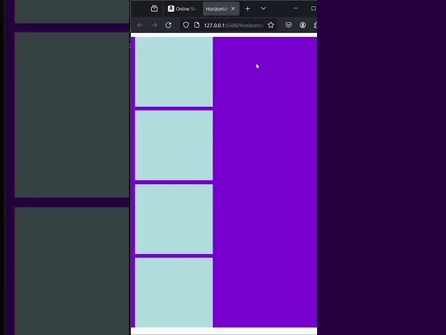 Horizontal Scroll-Bar Like #amazon with html css js