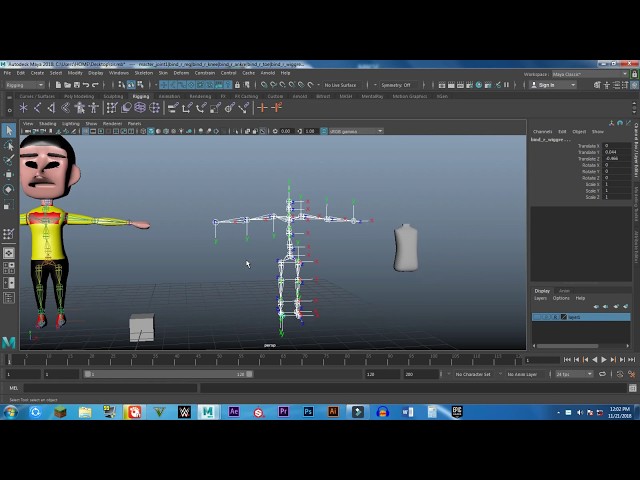 Easiest way to Orient joints in MAYA