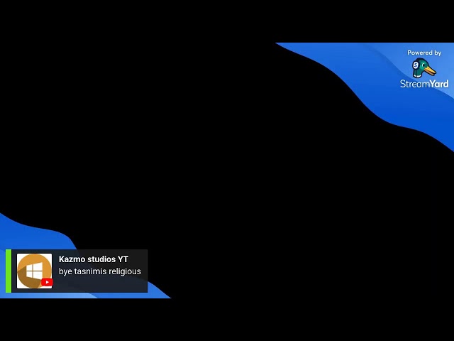 Kazmo studio Livestreams on his chromebook!