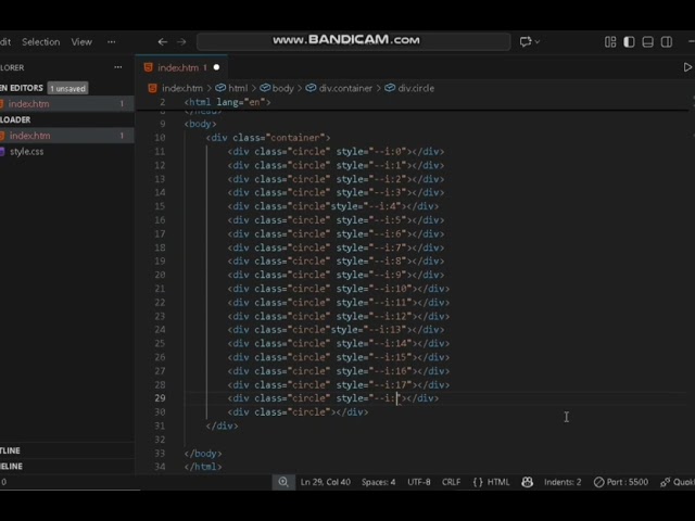 Build This 3D Hypnotic Loader Using Only HTML & CSS 😍 | No JavaScript