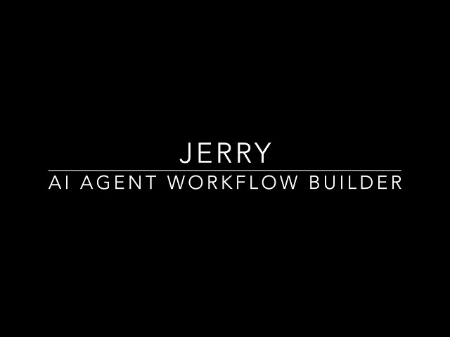 Jerry: Multi-Tenant AI Agent Workflow Builder | Built with Next.js 16, Hasura, Postgres & Gemini API