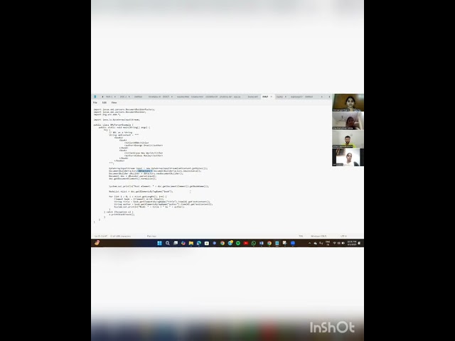 XML DOM Parser Example program using java