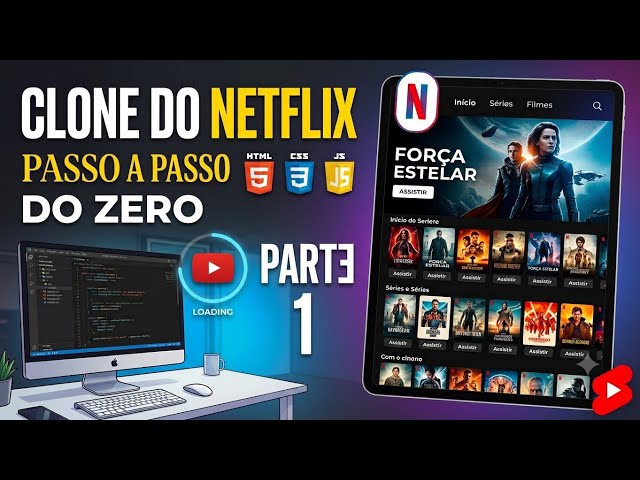 Criei um Clone do Netflix em 1 Hora Passo a Passo do Zero