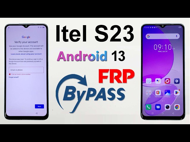 How to Remove Google Account on itel S23 (Android 13) How to Bypass FRP on itel S23