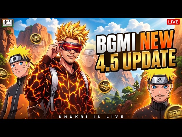 BGMI 4.5 Update: Testing Every New Feature Live🔴|| #shorts #live #youtubeshorts #shorts#khukriislive