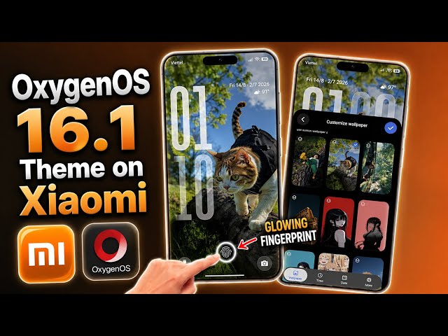 Install Oneplus OxygenOS 16.1 Theme on Xiaomi HyperOS | Only MTZ