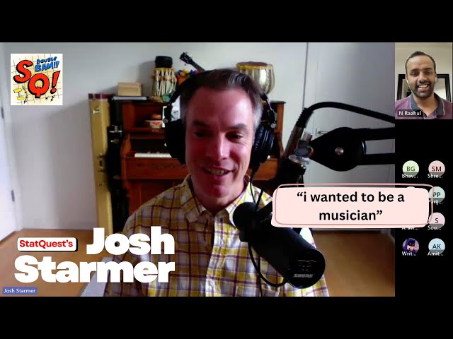 Dr Josh Starmer from StatQuest @statquest - Talks about AI & his love for Music