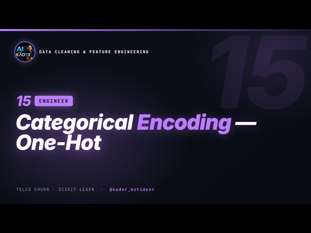 15. One-Hot Encoding | Data Cleaning & Feature Engineering