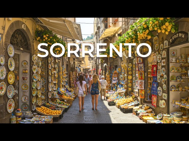 Walking in Sorrento, Italy 🇮🇹 | Most Beautiful Town on the Amalfi Coast [4K UHD]