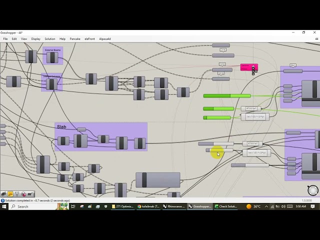 27 - Single Objective Optimization with Galapagos #Grasshopper #OpenSees