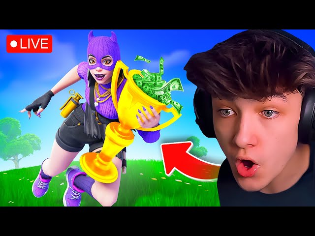 🔴LIVE! - $25,000 SOLO TOURNAMENT in FORTNITE!