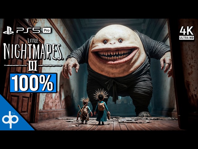 LITTLE NIGHTMARES 3 Full Game 100% Walkthrough (All Collectibles) | 4K 60FPS