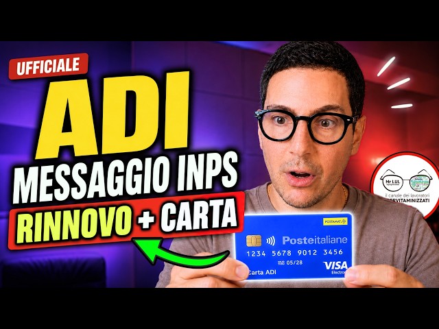 NOVITÀ ASSEGNO DI INCLUSIONE: Rinnovo, Nuove regole Carta ADI e PAD! Istruzioni INPS UFFICIALI