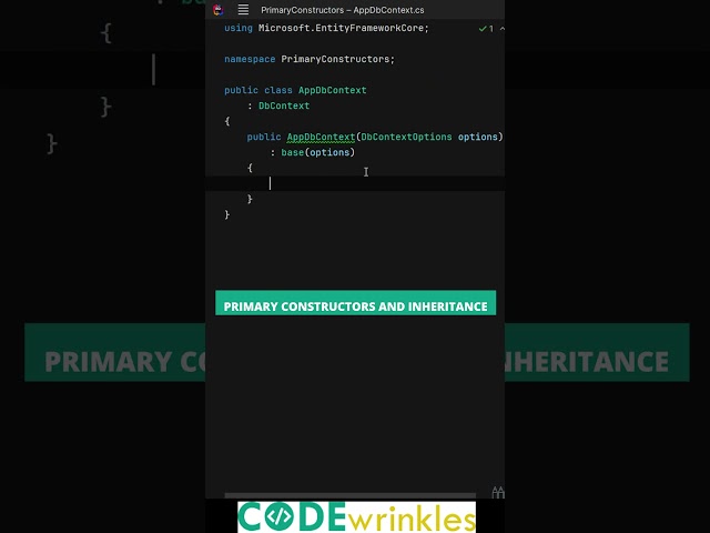 Dependency Injection via Primary Constructors #dotnet #aspnetcore