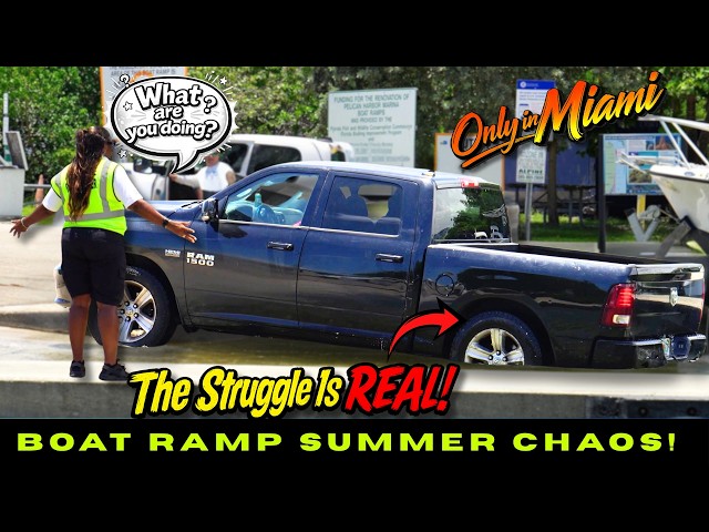 BOAT RAMP GONE WRONG | Truck Almost Goes Swimming!