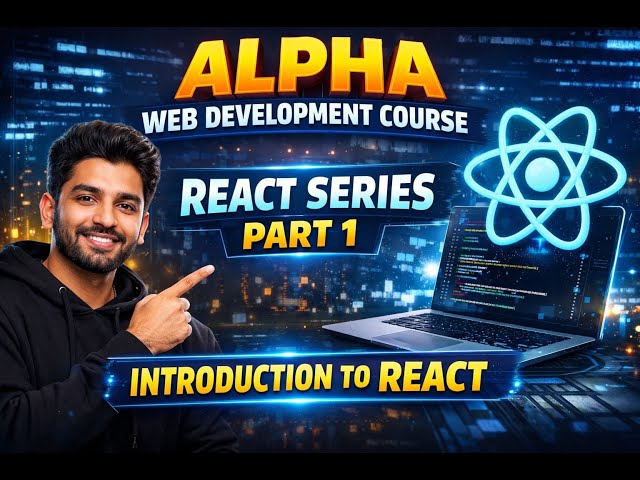 React JS Tutorial for Beginners in Hindi | React Series #1 | Complete React Course 2026