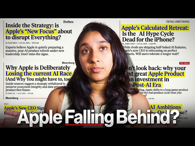 Apple is Losing the AI Race on Purpose