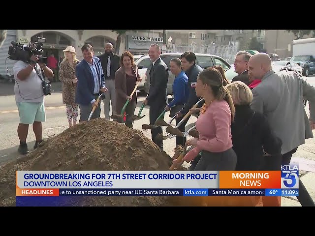 Groundbreaking for 7th Street corridor project