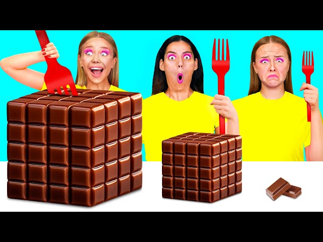 Big, Medium and Small Plate Challenge | Epic Food Battle by BaRaFun Challenge