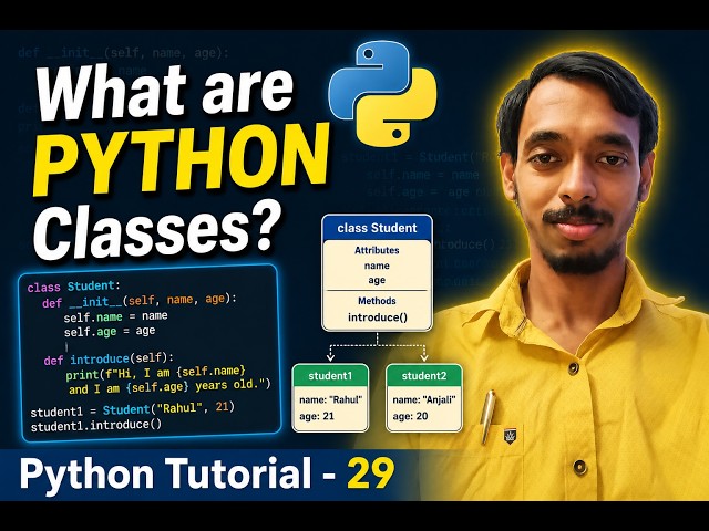 What are PYTHON Classes?