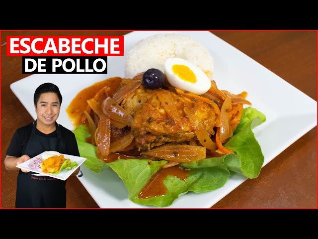 How to make quick and easy CHICKEN ESCABECHE | PERUVIAN FOOD