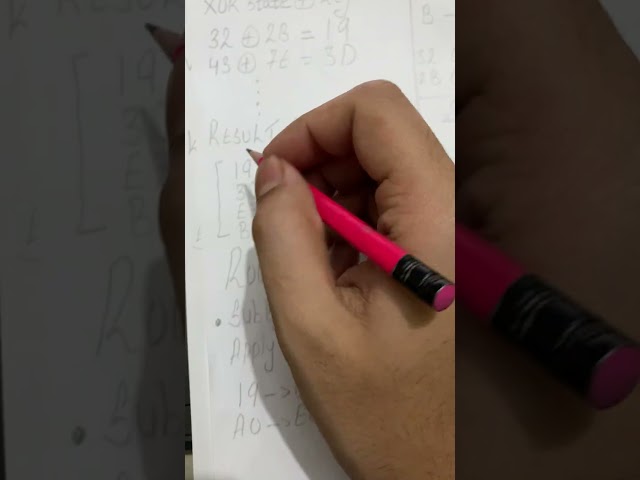 AES algorithm part 1
