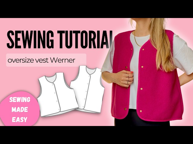 let's sew a vest! / step-by-step / DIY sewing tutorial