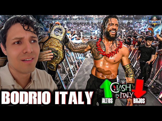 BODRIO IN ITALY 😐 TRIPLE H NO SUPERÓ EL CINE de UNDERTAKER 😎 - ALTOS y BAJOS CLASH IN ITALY