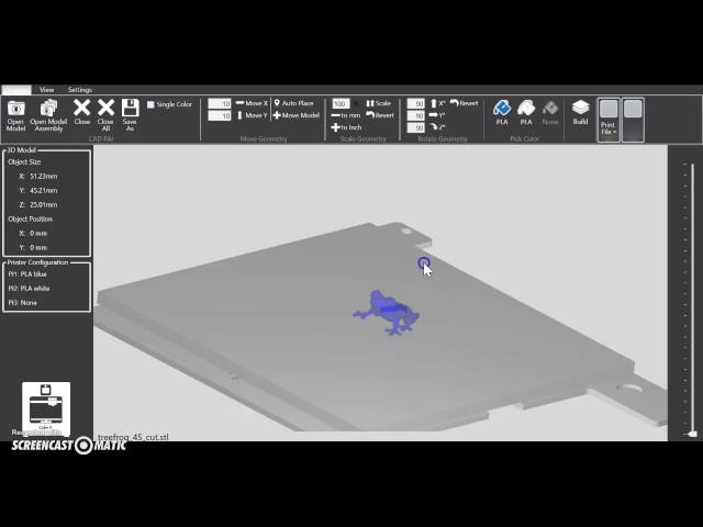 CubeX Printing out of the Box
