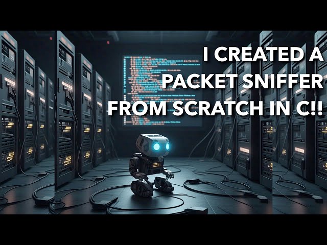 I created a network packet sniffer from scratch in C using only raw sockets!