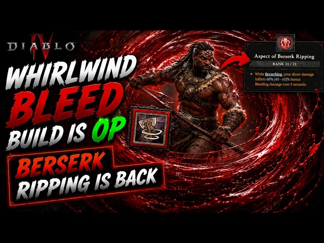 Whirlwind Bleed Build is OP - BERSERK RIPPING IS BACK