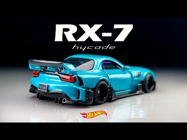 Clean Mazda RX7 Hycade Bodykit Hot Wheels Custom