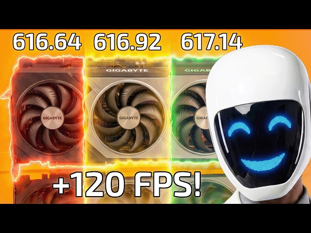 BEST NVIDIA DRIVER? 617.14 vs 616.92 vs 616.64 (+20% More FPS)
