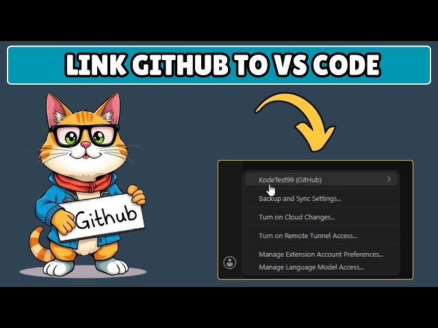 How to Link Github to Visual Studio Code