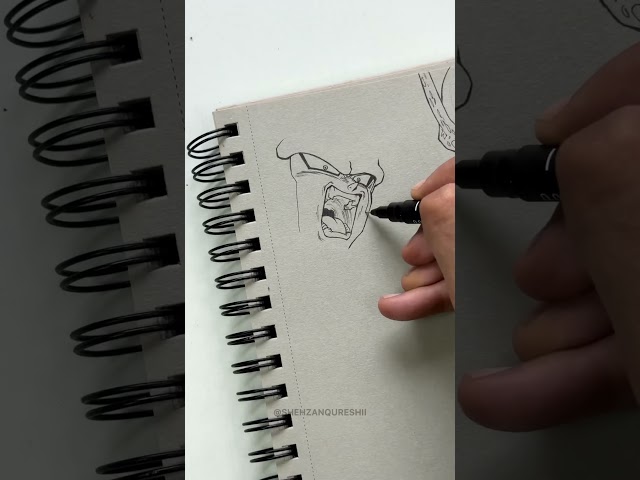Drawing Frieza While Screaming