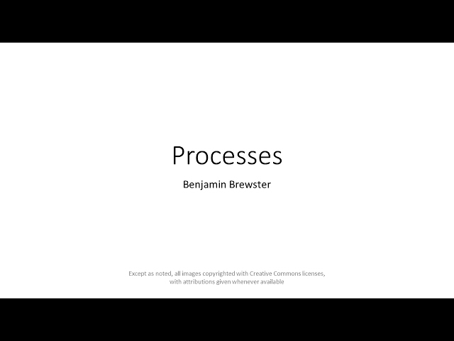 3.1 Processes