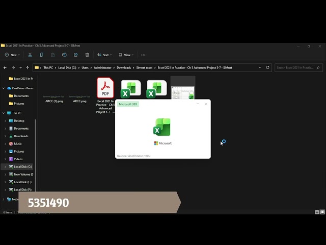 Excel 2021 In Practice - Ch 5 Advanced Project 5-7 | SIMnet Assignment Help 2024 Guide Step by Step