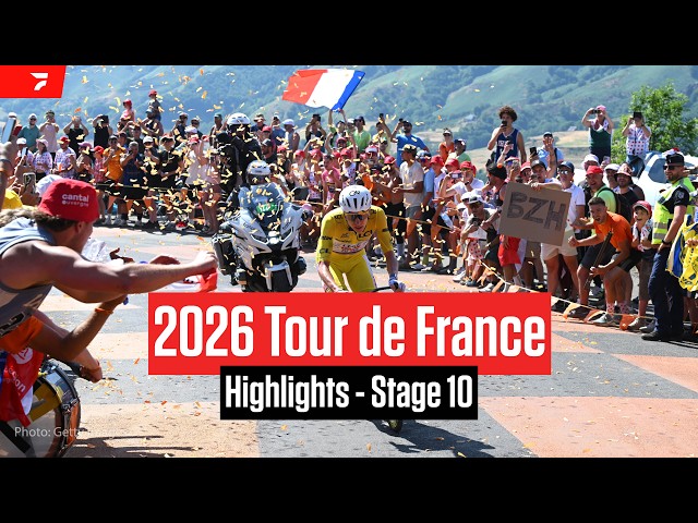 Lo más destacado de la etapa 10 del Tour de Francia 2026