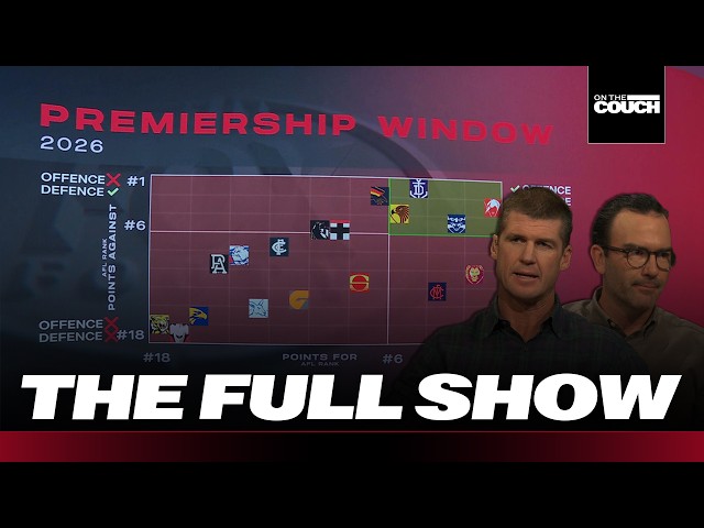 Premiership Window says the Lions CAN'T win the flag?! 🤯 🏆 I On the Couch Full Show I Fox Footy