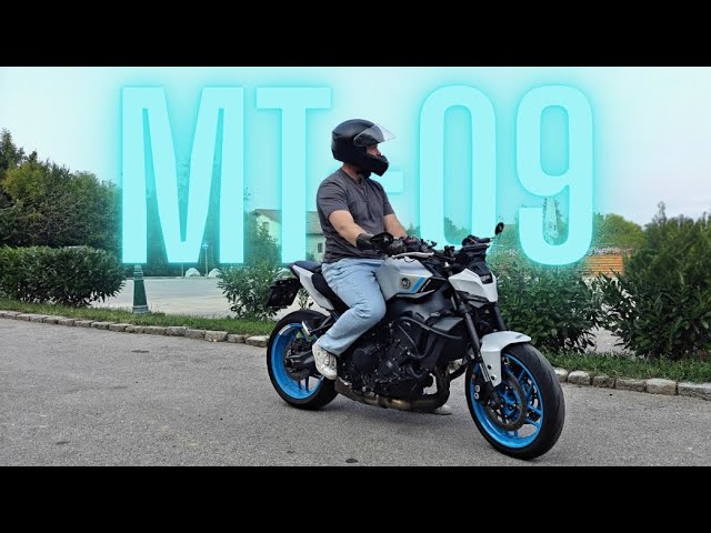 MT-09 test drive #Ballerbar #too little lean angle
