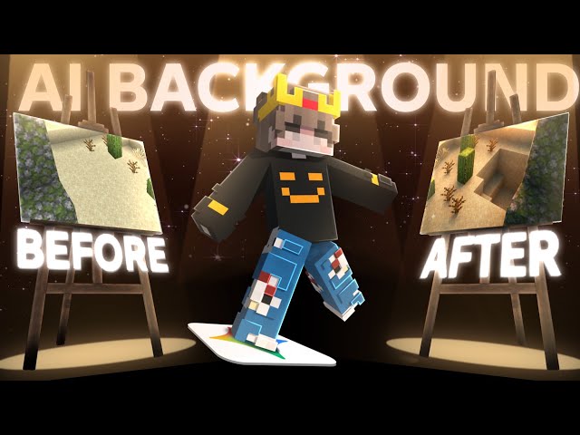 How to Make 4K Minecraft Backgrounds Using AI