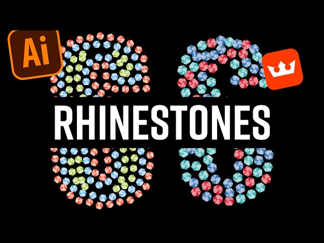 How To Create Rhinestone Designs in Adobe Illustrator (Natively or Using a Plug-in)