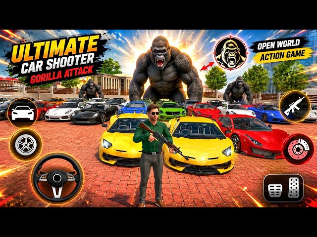 🎁Ms Dhoni & Gorilla 🦍 Fighting _Indian Theft Aura Simulator Best Android i0s Gameplay #viral #gaming