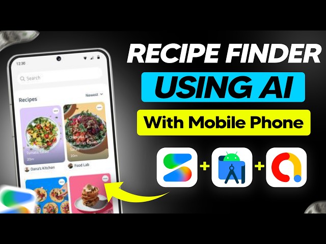 Create Recipe Finder App with AI on Mobile | Without Coding