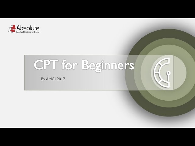 AMCI CPT Coding for Beginners - 2017