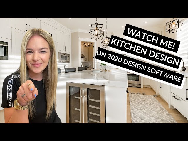 Design with me on 2020! || KITCHEN DESIGN on 2020 software start to finish
