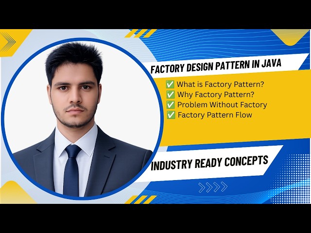 Factory Design Pattern Explained with Practical Code | Java Interview Series | Lecture 2