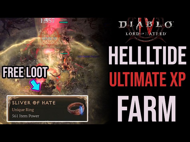 Diablo 4 – Helltide XP Farming Is Actually Insane
