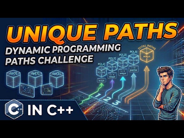 Unique Paths | Dynamic Programming | Grid DP | LeetCode | DSA Journey | Day 88