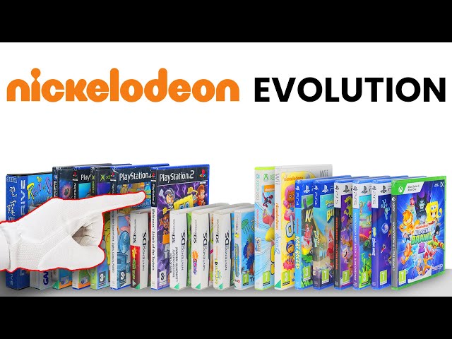 Evolution of Nickelodeon Games (1993-2024)